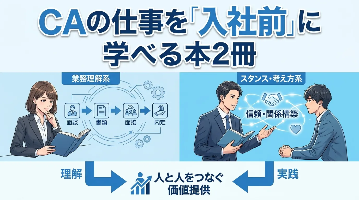キャリアアドバイザーの仕事を入社前に学べる本2冊