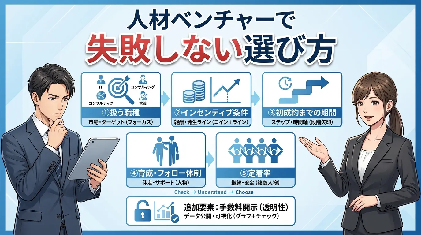 人材ベンチャーで失敗しない選び方
