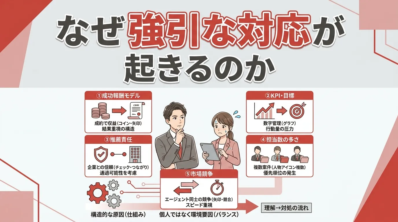 なぜ強引な対応が起きるのか