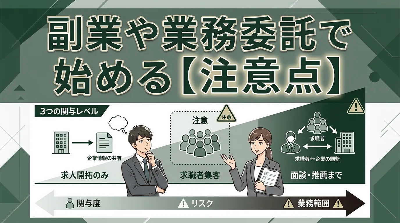 副業や業務委託で始める注意点