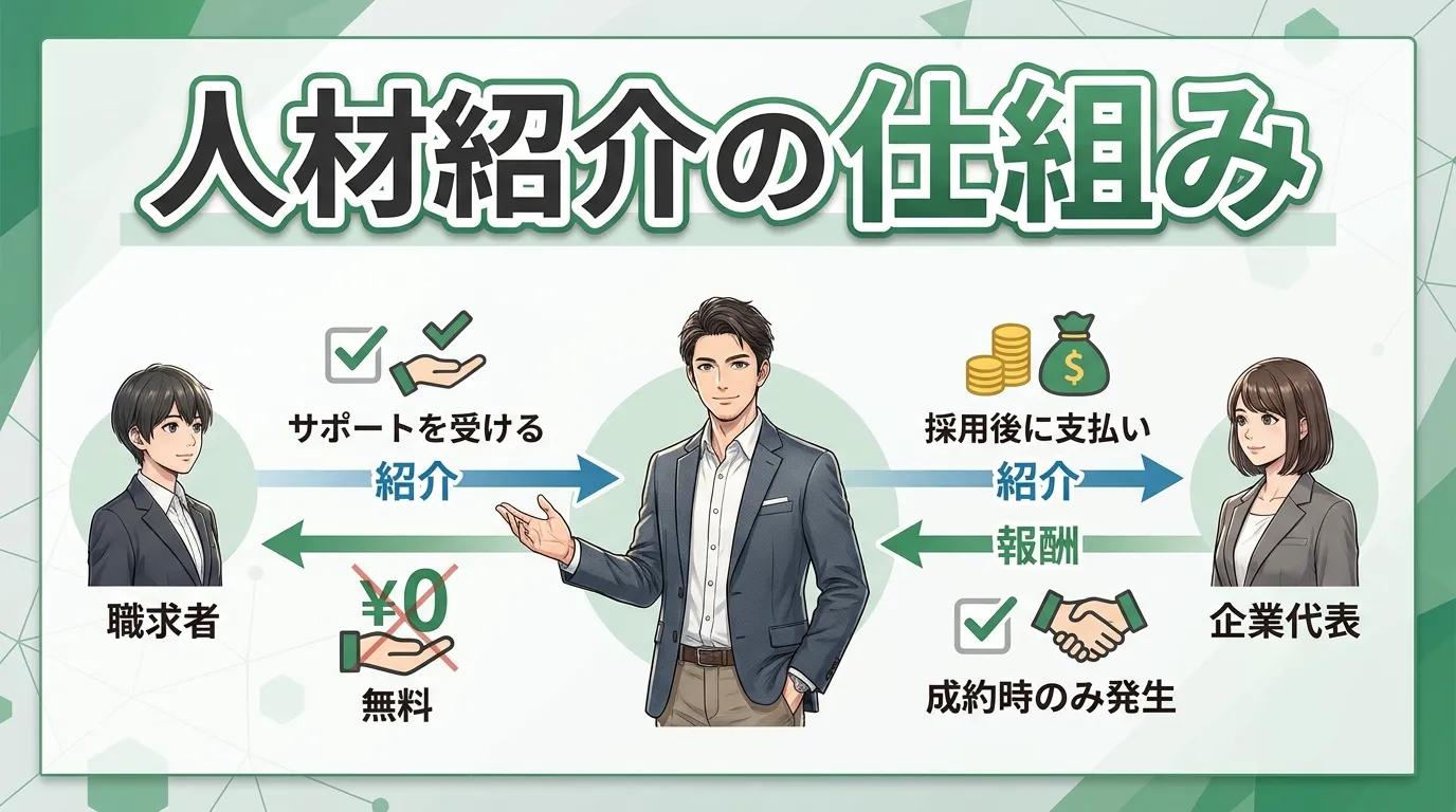 人材紹介の仕組み