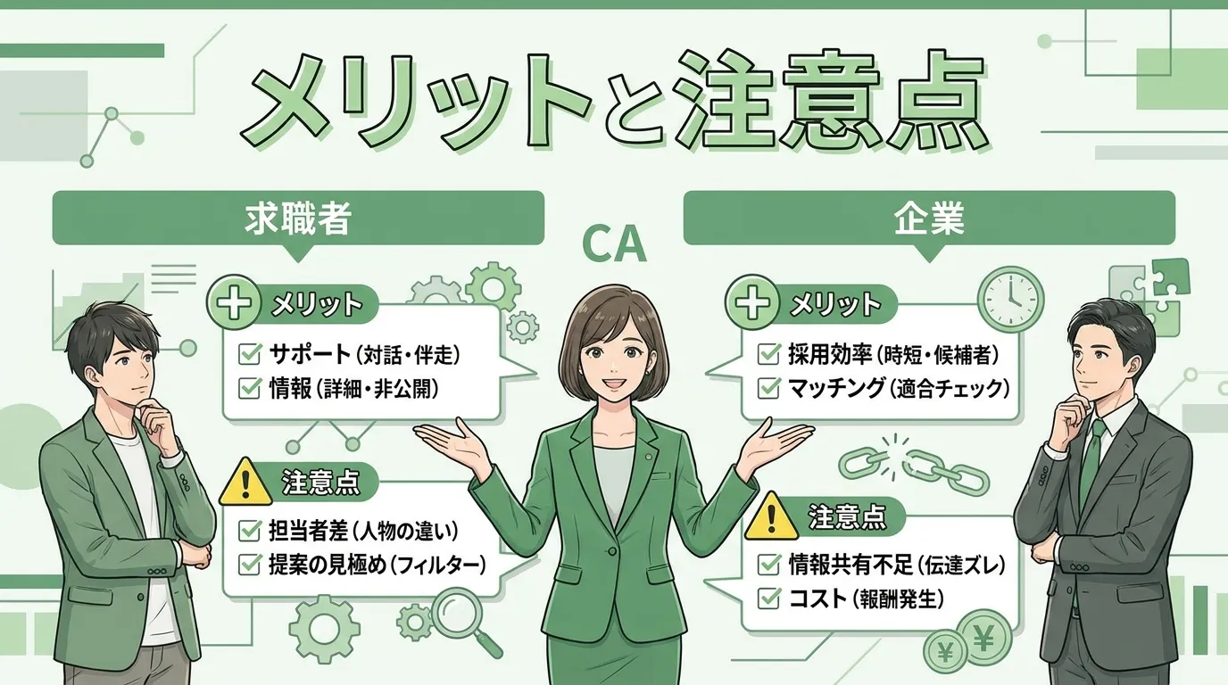 人材紹介のメリットと注意点

