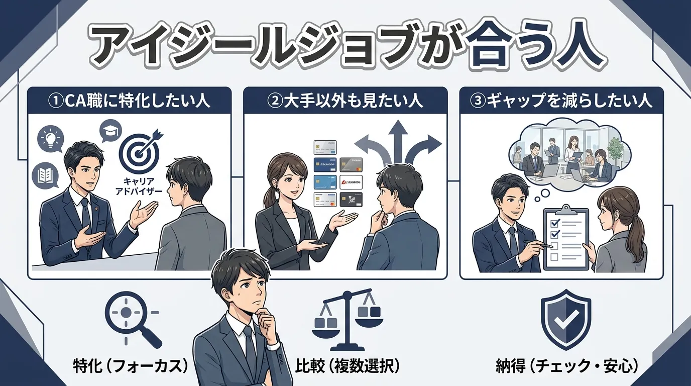 アイジールジョブが合う人