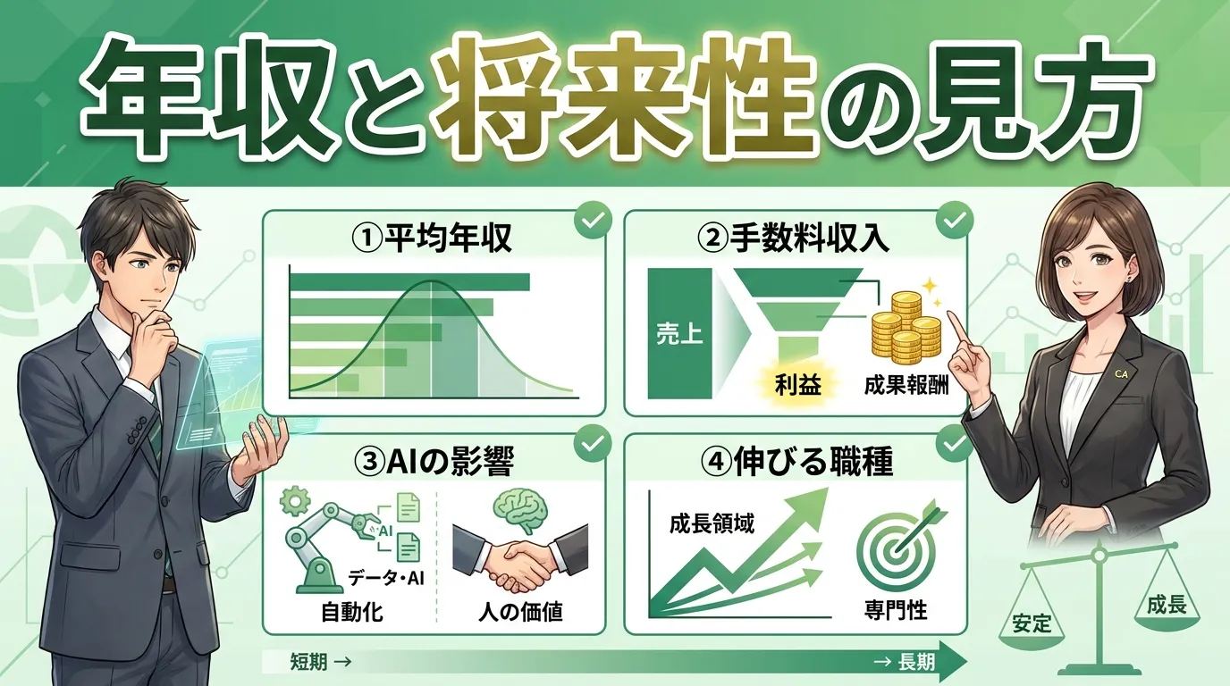 年収と将来性の見方