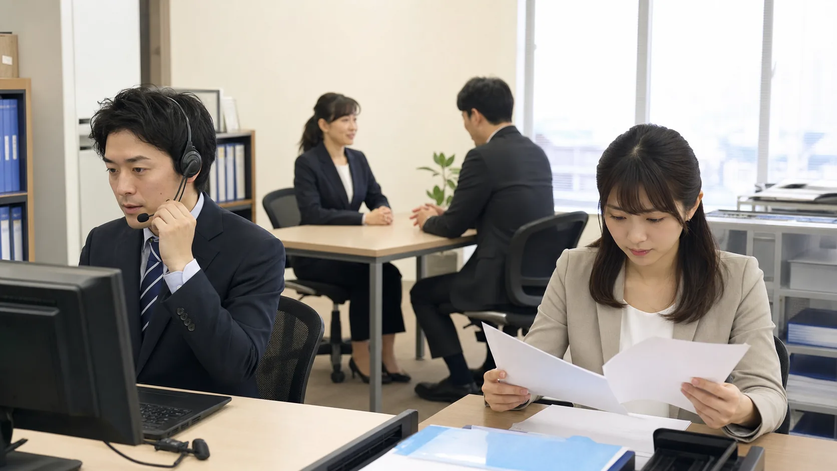 人材業界の職種別きつさの違い